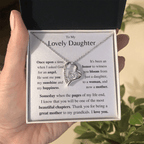 Jewelry Daughter Gift- Forever Love necklace- From Mom