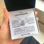 Jewelry Daughter Gift- Incredibly Proud- From Dad