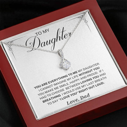 Jewelry Daughter Gift -Love you Forever -From Dad
