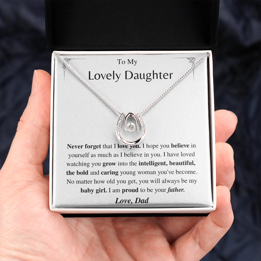 Jewelry Daughter Gift-splendidly Proud Dad - From Dad