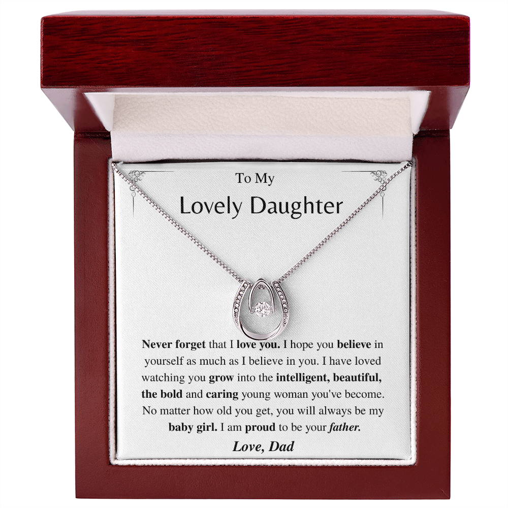 Jewelry Daughter Gift-splendidly Proud Dad - From Dad