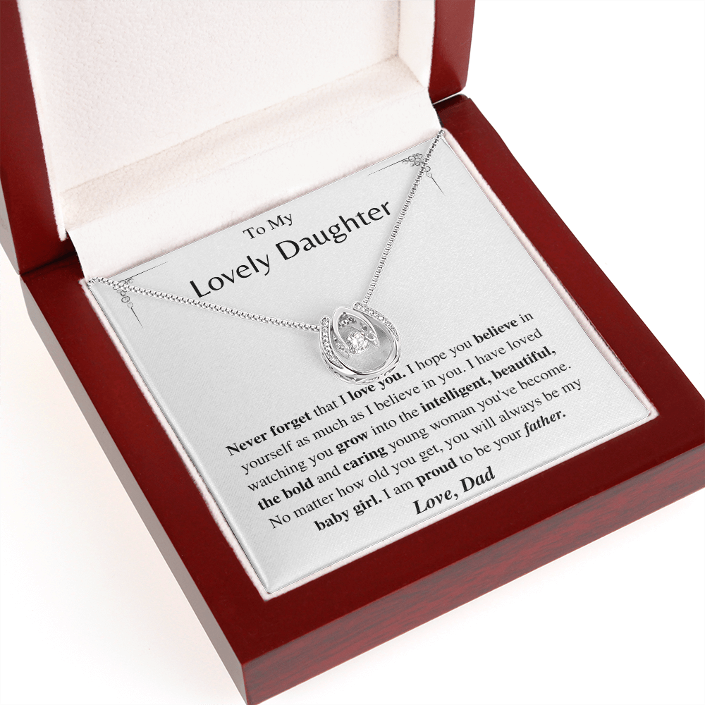 Jewelry Daughter Gift-splendidly Proud Dad - From Dad