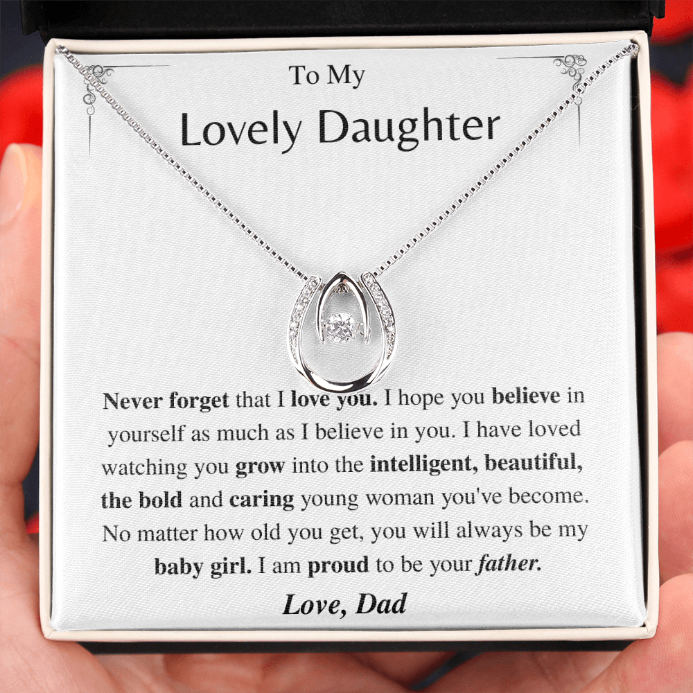 Jewelry Daughter Gift-splendidly Proud Dad - From Dad