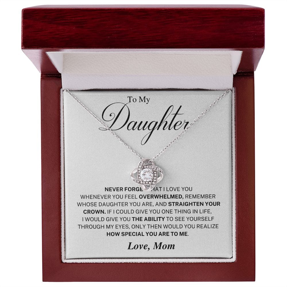 Jewelry Daughter Gift- Straighten Your Crown- From Mom