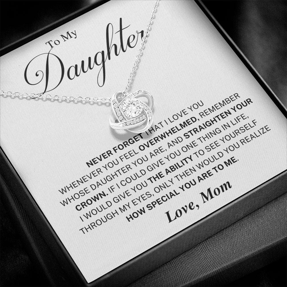 Jewelry Daughter Gift- Straighten Your Crown- From Mom