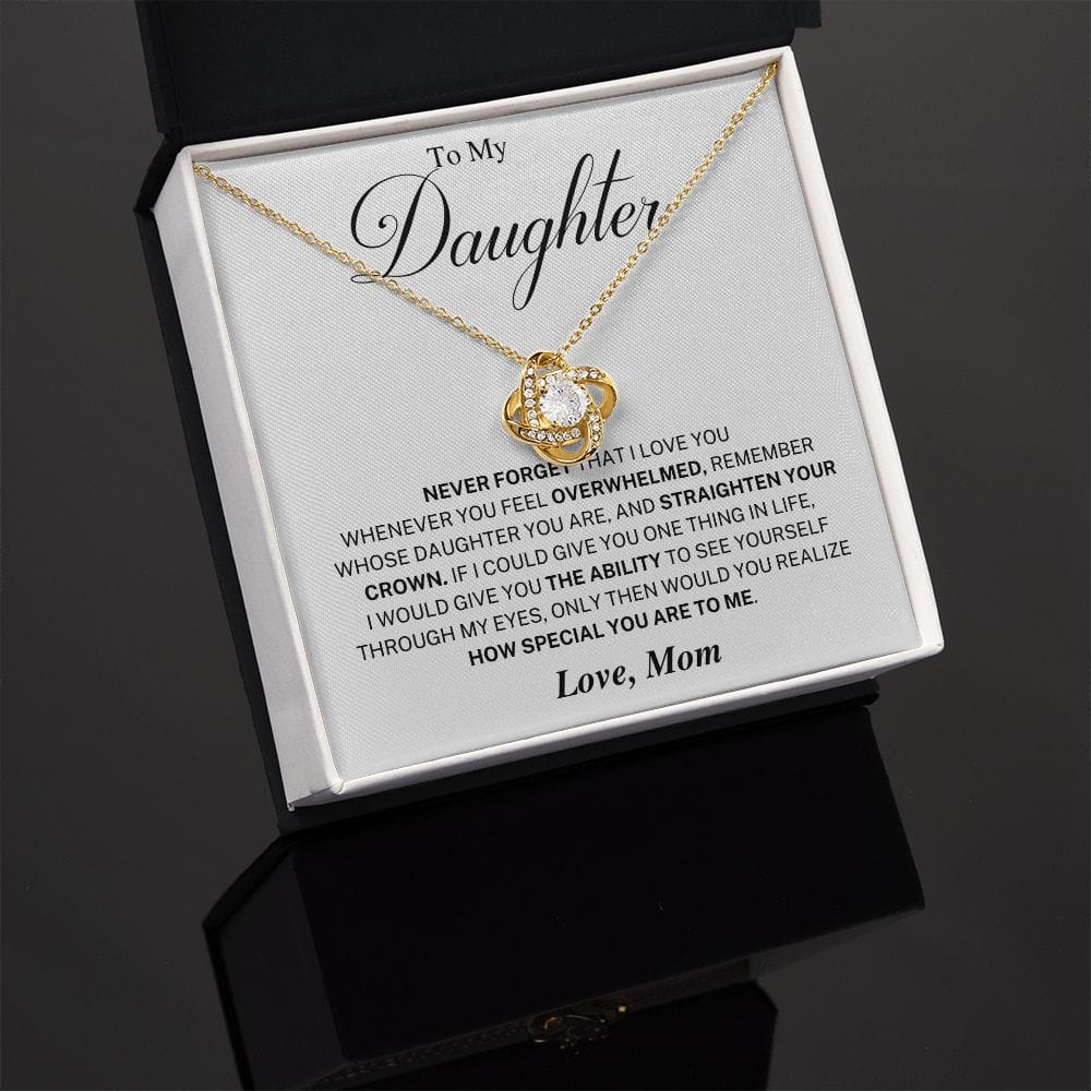 Jewelry Daughter Gift- Straighten Your Crown- From Mom