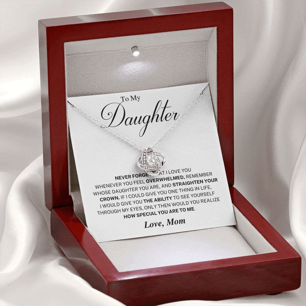 Jewelry Daughter Gift- Straighten Your Crown- From Mom