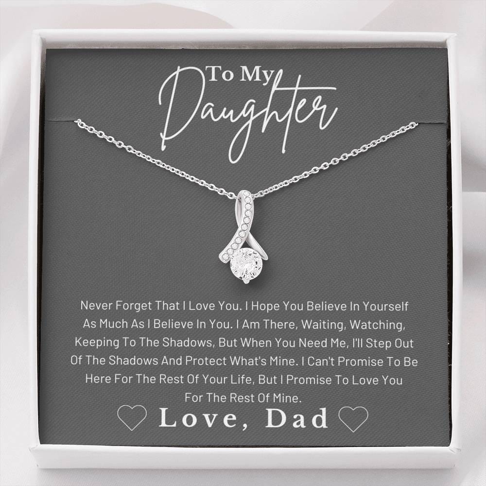 Jewelry Daughter Gift- Unforgettable love -From Dad