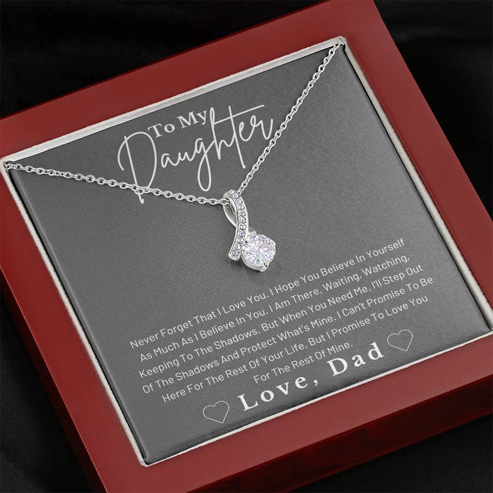 Jewelry Daughter Gift- Unforgettable love -From Dad