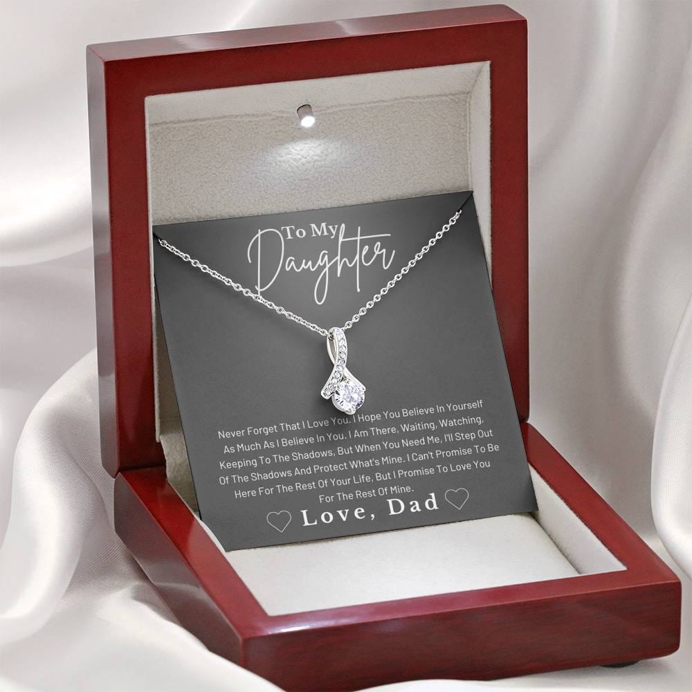 Jewelry Daughter Gift- Unforgettable love -From Dad