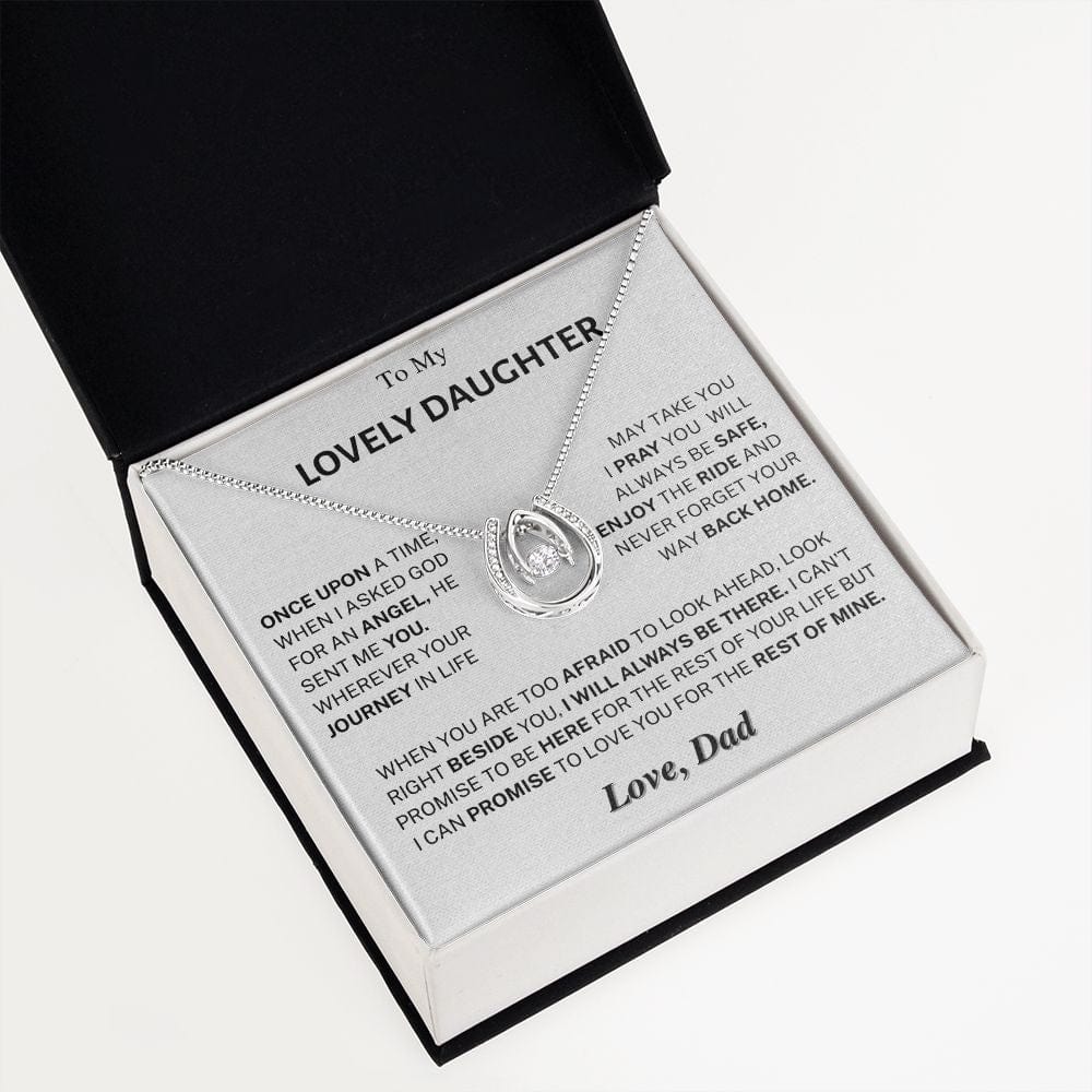 Jewelry Daughter Gift- Will always be there -From Dad