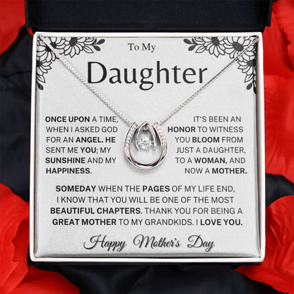 Jewelry Daughter Mother's Day Gift- Great Mother- Horseshoe Necklace