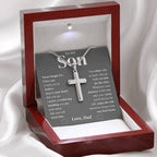 Jewelry Enjoy the ride; Son Cross Necklace Gift