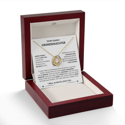 Jewelry Granddaughter Gift- Always Remember