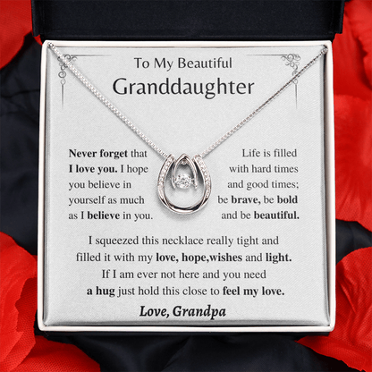 Jewelry Granddaughter Gift; From Grandpa