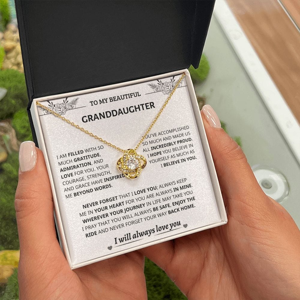 Jewelry Granddaughter Gift- I believe in you