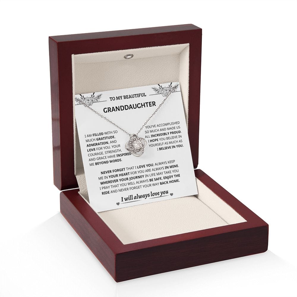 Jewelry Granddaughter Gift- I believe in you