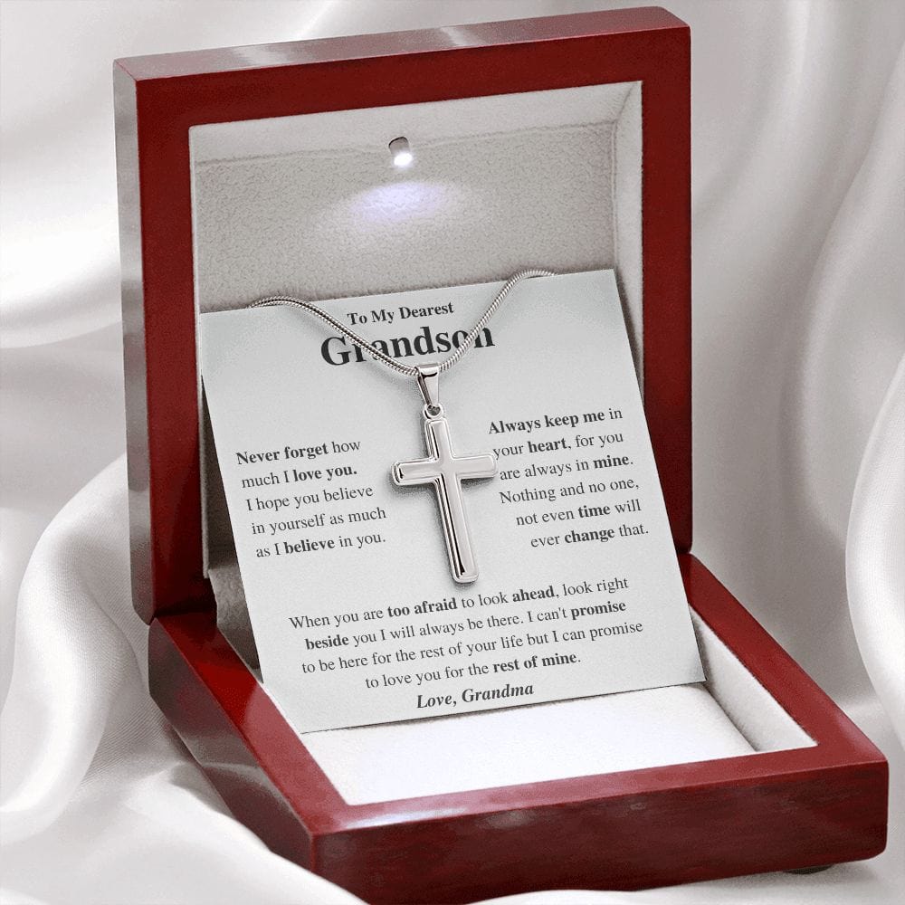 Jewelry Grandson Gift- Always keep me in your heart