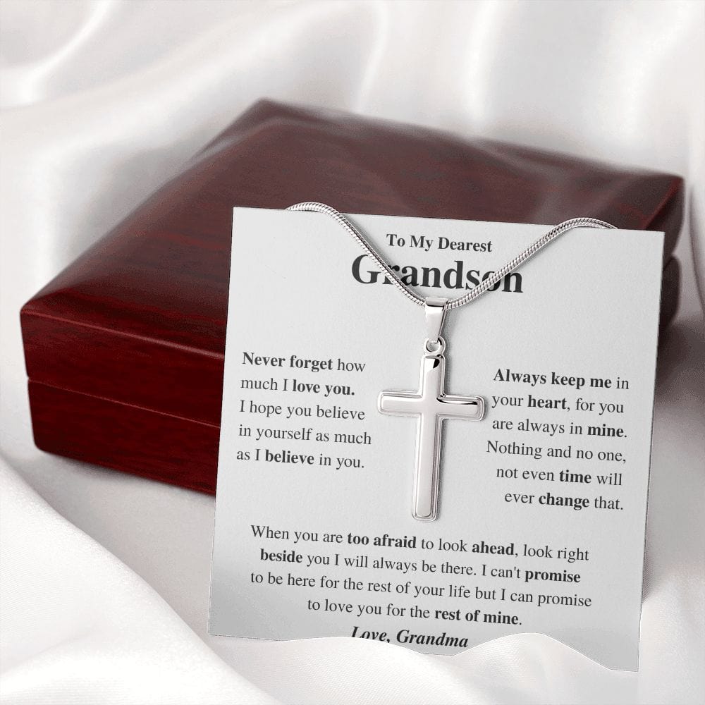 Jewelry Grandson Gift- Always keep me in your heart