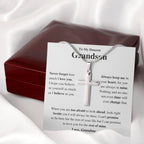 Jewelry Grandson Gift- Always keep me in your heart