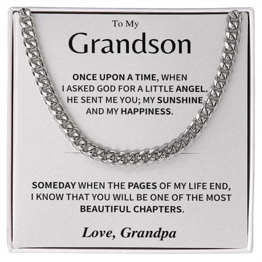 Jewelry Grandson Gift; Beautiful chapters