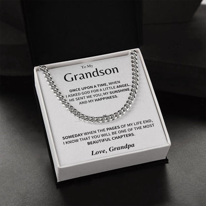 Jewelry Grandson Gift; Beautiful chapters