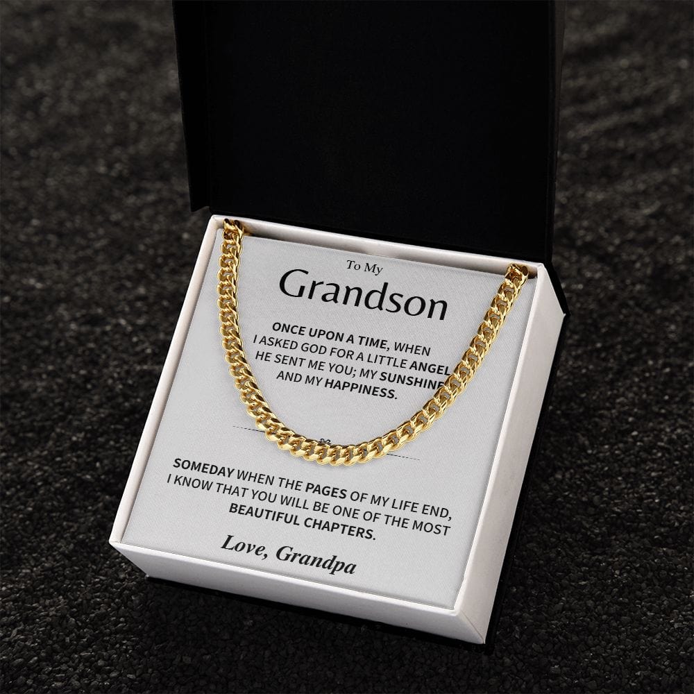 Jewelry Grandson Gift; Beautiful chapters