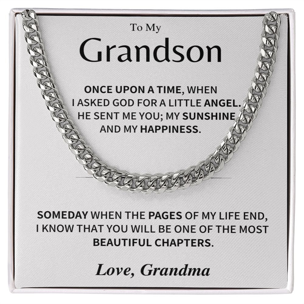 Jewelry Grandson Gift; Little Angel