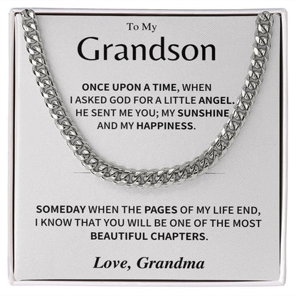 Jewelry Grandson Gift; Little Angel