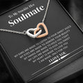 Jewelry I Am Made Only For You, Smokin' Hot Soulmate; Interlocking Hearts Necklace