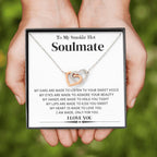 Jewelry I Am Made Only For You, Smoking Hot Soulmate; Interlocking Hearts Necklace