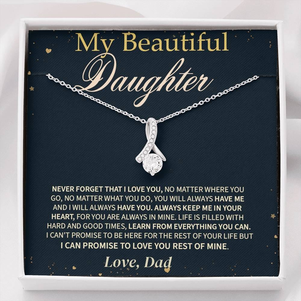 Jewelry Keep Me in Your Heart; Daughter Gift