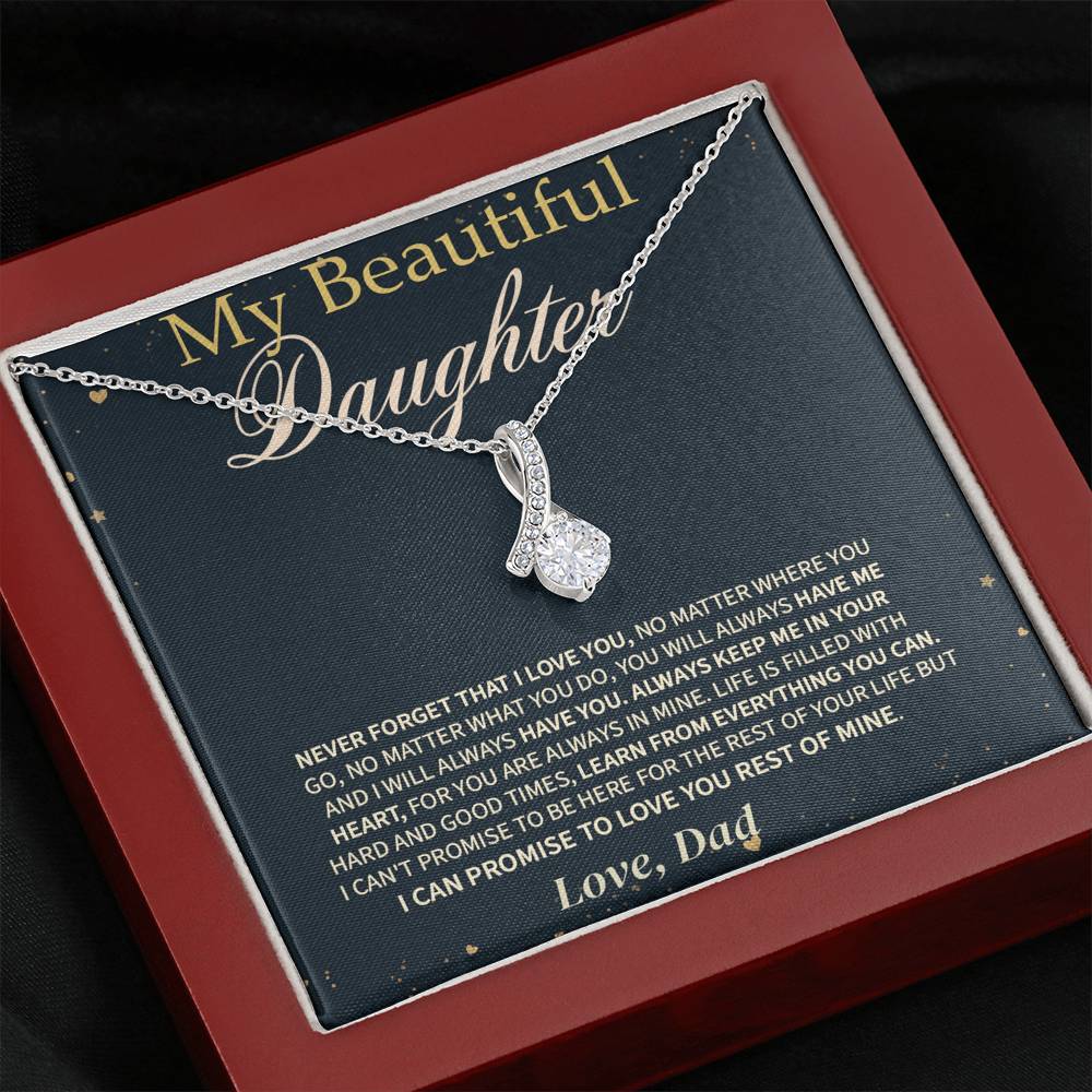 Jewelry Keep Me in Your Heart; Daughter Gift