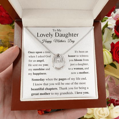 Jewelry Mother's Day Daughter Gift- Horse Shoe Necklace