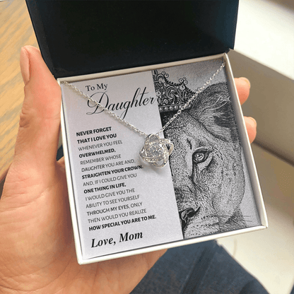 Jewelry Never Forget I Love You; Daughter Gift