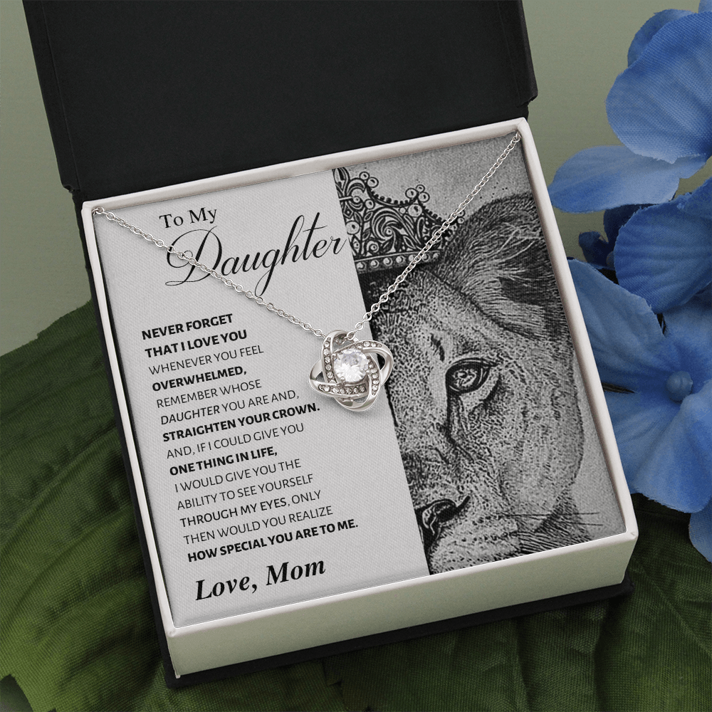 Jewelry Never Forget I Love You; Daughter Gift
