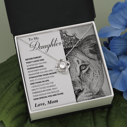 Jewelry Never Forget I Love You; Daughter Gift