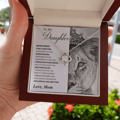 Jewelry Never Forget I Love You; Daughter Gift