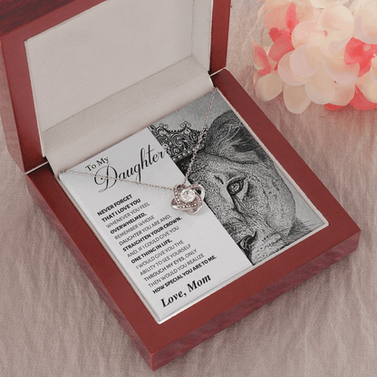 Jewelry Never Forget I Love You; Daughter Gift