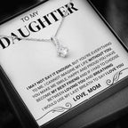 Jewelry You Are Everything To Me; Alluring Beauty Necklace Gift For Daughter